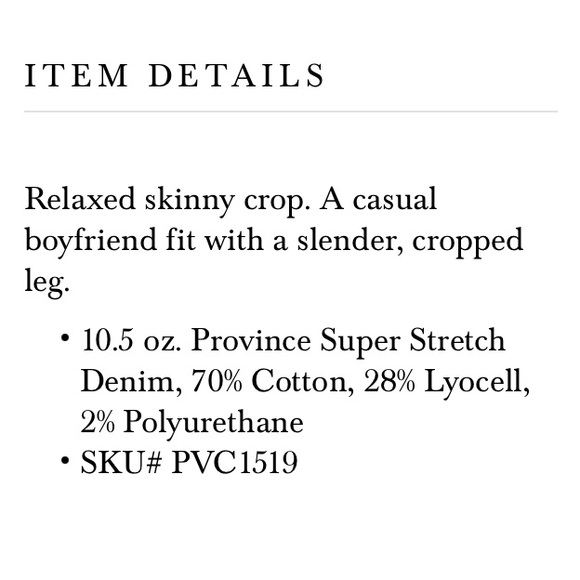 NEVER WORN ADRIANO GOLDSCHMIED NIKKI CROP SIZE 26 - Picture 4 of 4